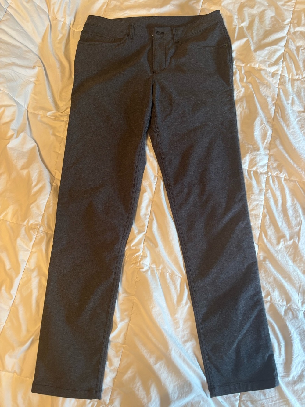 Lululemon Men's Slim Straight Pants - Dark Charcoal